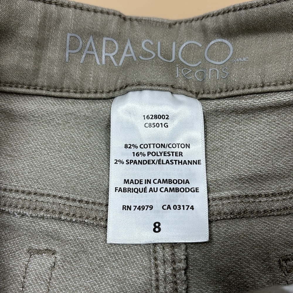 NWOT Parasuco Women's light green Jean Shorts​​​​​ - Picture 3 of 4